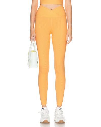 Year Of Ours Ribbed Veronica Legging - Orange