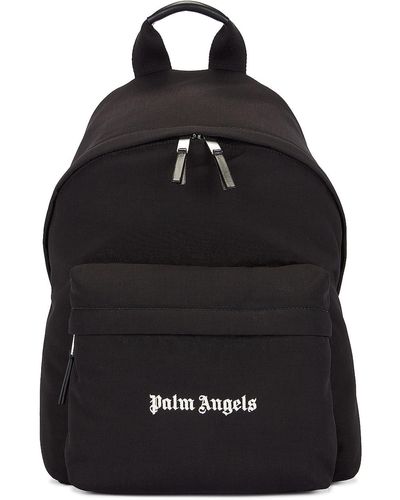 Palm Angels Cordura Logo Backpack - Black