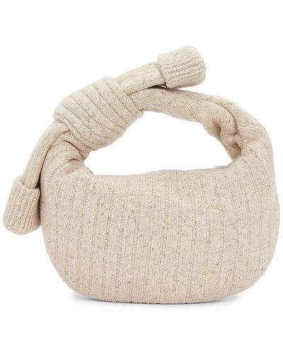Bottega Veneta Mini Jodie Sock Knit Bag - Metallic