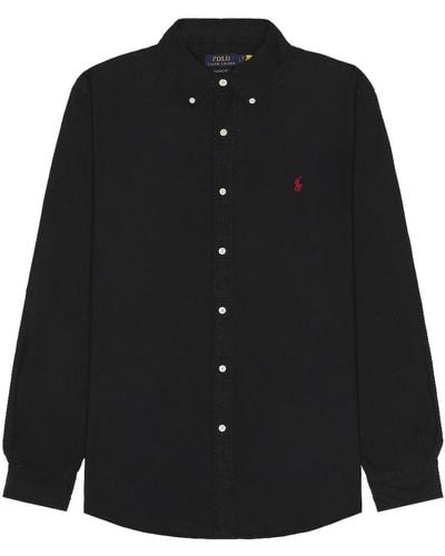 Polo Ralph Lauren Garment Dyed Oxford Shirt - Black
