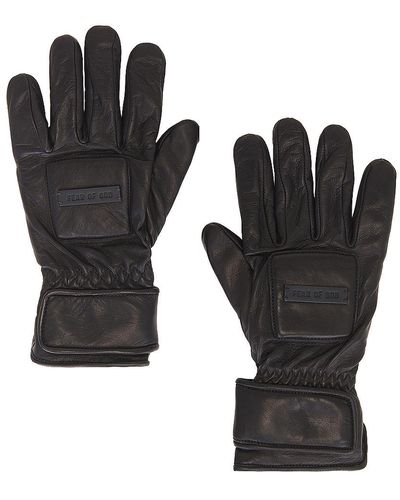 Fear Of God Driver Gloves - Black