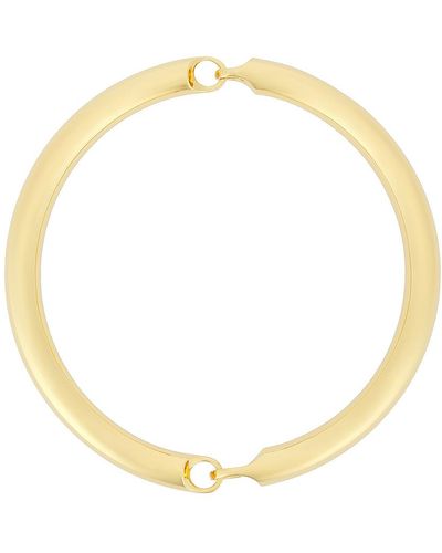 Saint Laurent Smooth Tube Necklace - White
