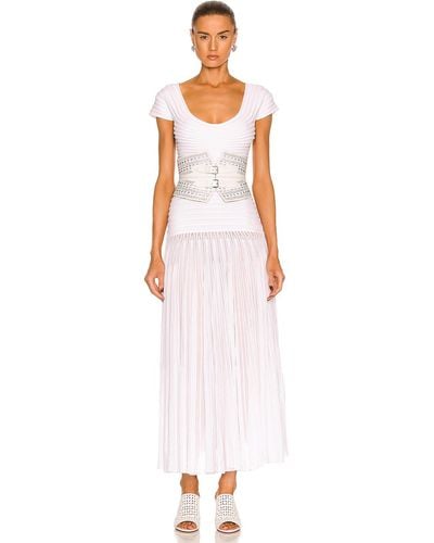 Alaïa Show Dress - White