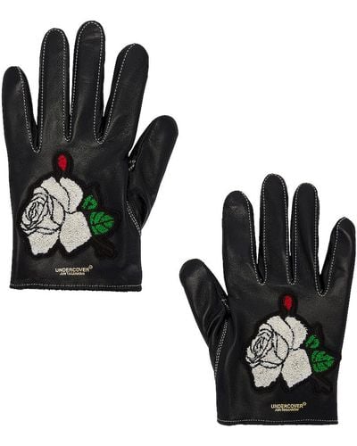 Undercover Rose Gloves - Black