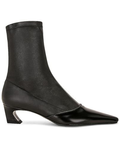 Acne Studios Pointed Toe Ankle Boot - Black