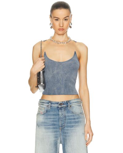 Y. Project Invisible Strap Tank Top - Blue
