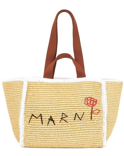 Marni Medium Shopping Bag - Metallic