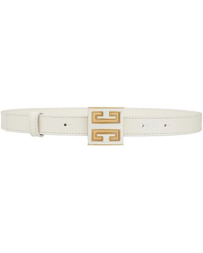 Givenchy 4g Belt - White