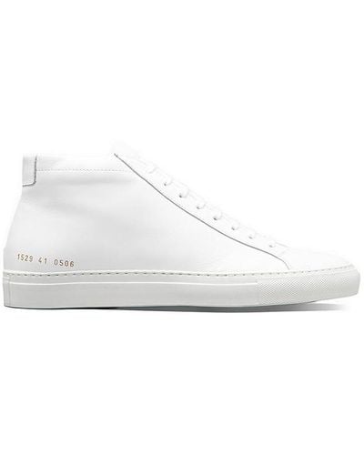 Common Projects Original Achilles Leather High-top Sneakers - White