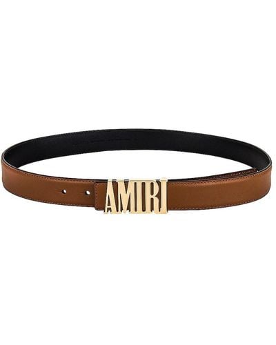 Amiri Core 3cm Nappa Belt - Black