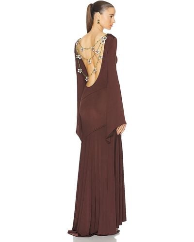 Siedres Alin Long Sleeve Maxi Dress - Purple