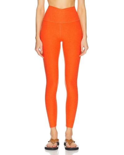 Beyond Yoga Spacedye At Your Leisure High Waisted Midi legging - Orange