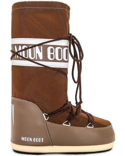 Moon Boot Icon Nylon Boot - Brown
