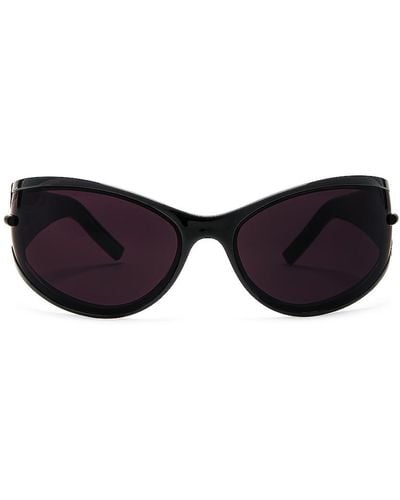 Givenchy Oval Sunglasses - Brown