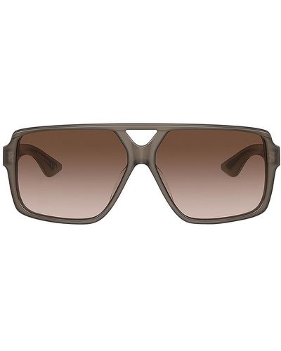 Oliver Peoples X Khaite Square Sunglasses - Brown