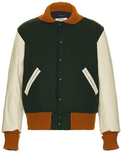 Engineered Garments Varsity Jacket - Green