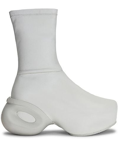 Givenchy G Clog Ankle Boots - White