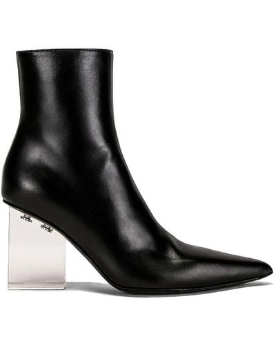 Peter Do Screen Boots With Clear Heel - Black