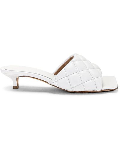 Bottega Veneta Padded Mule Sandal - White