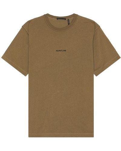 Helmut Lang Inside Out Tee - Green