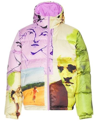Kidsuper Shiny Puffer Jacket - Multicolor