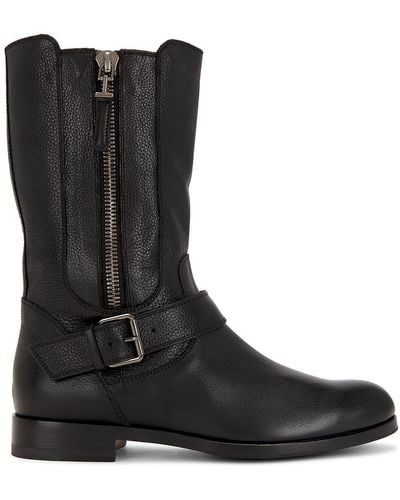 Tom Ford Smooth Grain Leather Ankle Boot - Black