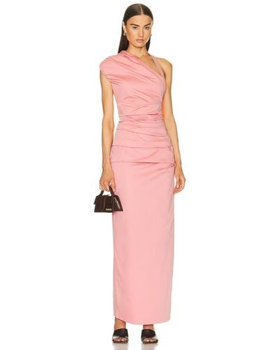 Sir. The Label Giacomo Gathered Gown - Pink
