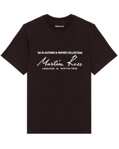 Martine Rose Classic T-shirt - Black