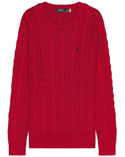 Polo Ralph Lauren Long Sleeve Sweater - Red