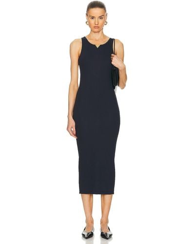 Valentino Ribbed Dress - Blue