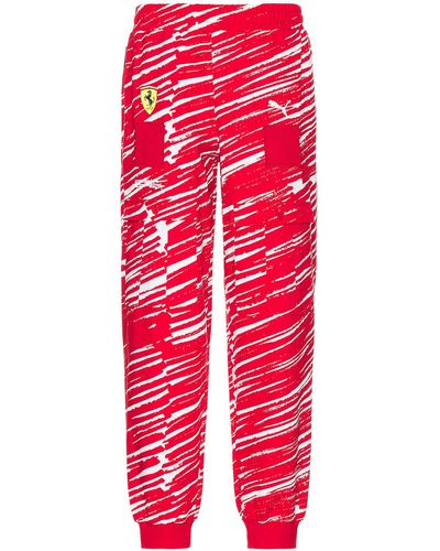 PUMA Ferrari X Joshua Vides Race Pants - Red