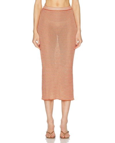 Calle Del Mar Ribbed Skirt - Multicolor