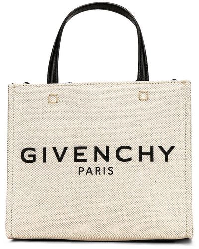 Givenchy Mini G Tote Shopping Bag - Natural