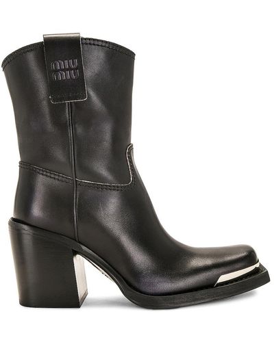 Miu Miu Ankle Boot - Black