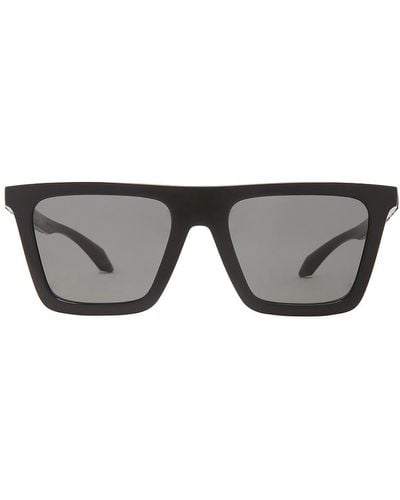 Versace Recatangle Flat Top Sunglasses - Gray