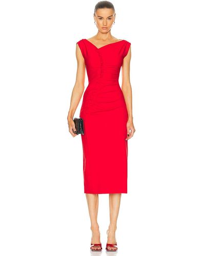 AKNVAS Ivy Stretch Jersey Dress - Red