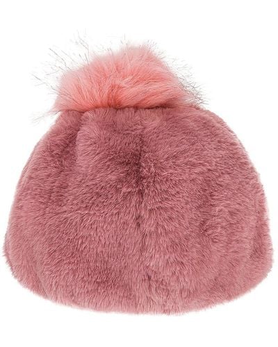 Gladys Tamez Millinery For Fwrd Pom Pom Beanie - Pink