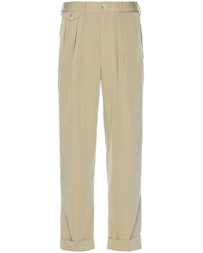 Beams Plus - 2 Pleats Trousers in Sand – stoy