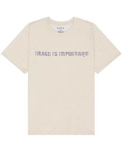 South2 West8 Short Sleeve Crew Neck Tee Image Is Important - White