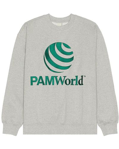 P.a.m. Perks And Mini P.a.m. World Crew Neck Sweater - Gray