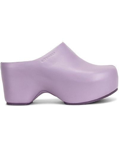 Givenchy Low G Clogs - Purple