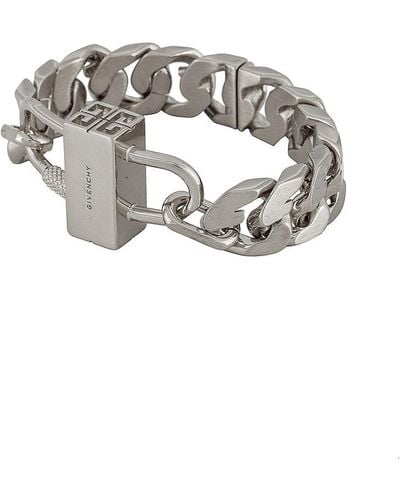 Givenchy G Chain Lock Bracelet - Metallic