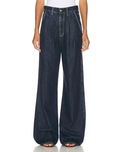 Goldsign Edgar Trouser Puddle Jeans in Blue Lyst