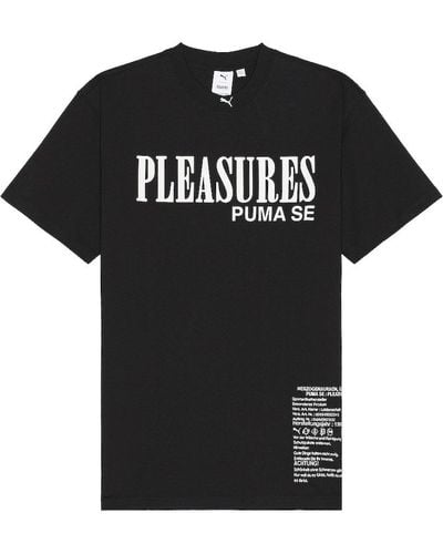 PUMA X Pleasures Typo Tee - Black