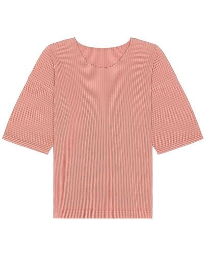 Homme Plissé Issey Miyake Pleated T-shirt - Pink
