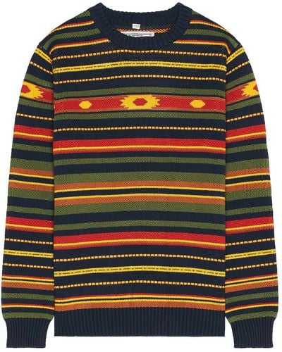 Schott Nyc Nyc Stripe Sweater - Black