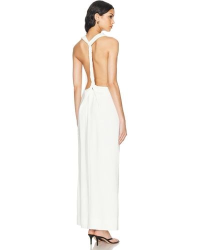 Proenza Schouler Selena Twist Back Dress - White