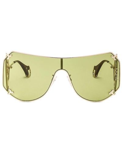 Emilio Pucci Shield Sunglasses - Green