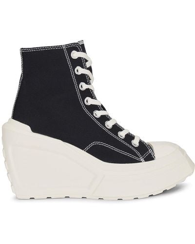 Converse De Luxe Wedge Sneaker - Black