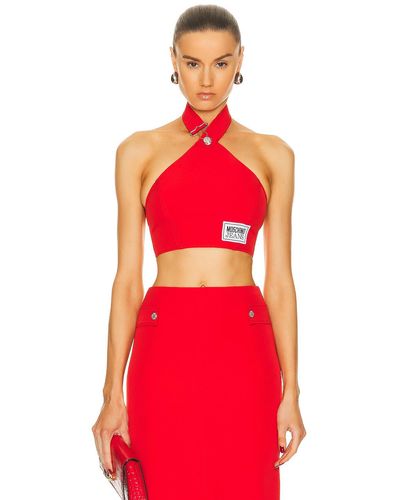 Moschino Jeans Cady Top - Red